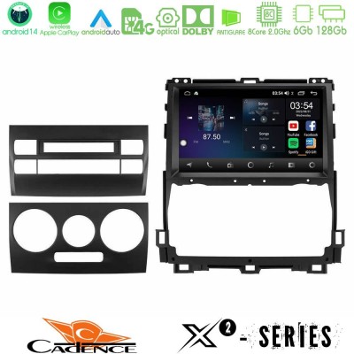 Cadence X2 Series 8Core Android14 6+128GB  Toyota Land Cruiser J120 2002-2009 Navigation Multimedia Tablet 9