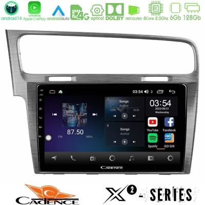 Cadence X2 Series 8Core Android14 6+128GB  VW GOLF 7 Navigation Multimedia Tablet 10