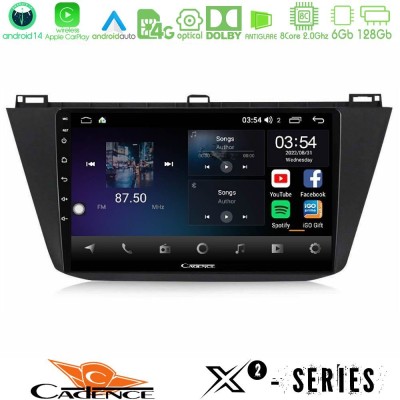Cadence X2 Series 8Core Android14 6+128GB  Vw Tiguan 2016-2022 Navigation Multimedia Tablet 10