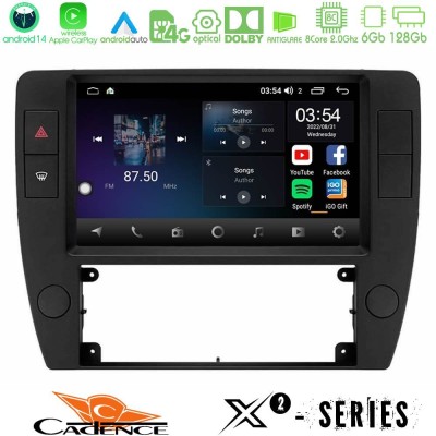 Cadence X2 Series 8Core Android14 6+128GB  VW Passat B5 2001-2005 Navigation Multimedia Tablet 9
