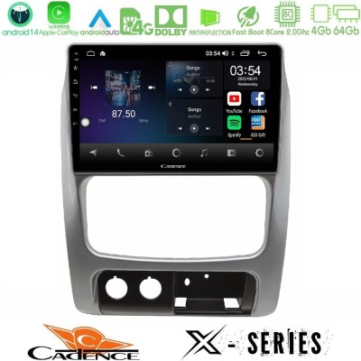 Cadence X Series Jeep Cherokee (KJ) 2002-2007 8core Android 14 4+64GB Navigation Multimedia Tablet 9