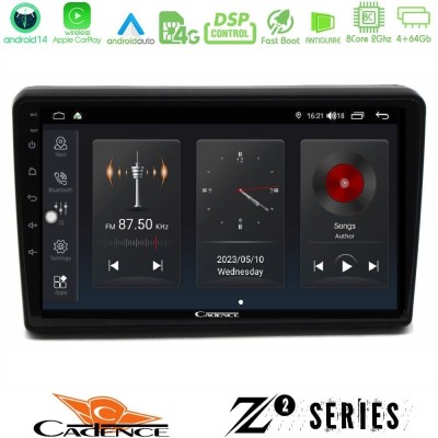 Cadence Z2 Series 8Core Android14 4+64GB Citroen C5 2008-2019 Navigation Multimedia Tablet 10