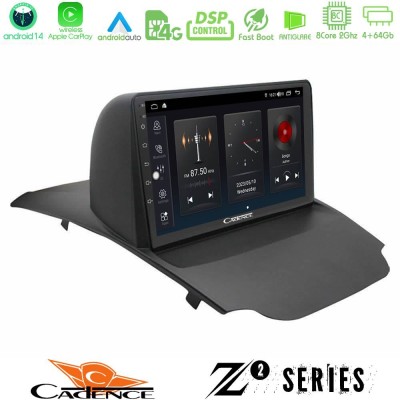 Cadence Z2 Series 8Core Android14 4+64GB  Ford Ecosport 2014-2017 Navigation Multimedia Tablet 9