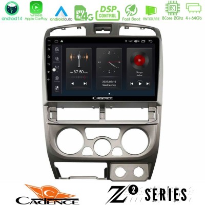 Cadence Z2 Series 8Core Android14 4+64GB  Isuzu D-Max 2004-2006 Navigation Multimedia Tablet 9