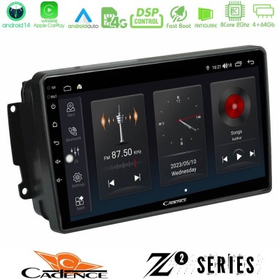 Cadence Z2 Series 8Core Android14 4+64GB  Mercedes C/CLK/G Class (W203/W209) Navigation Multimedia Tablet 9