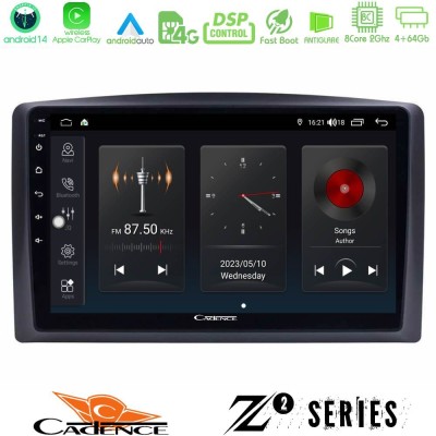 Cadence Z2 Series 8Core Android14 4+64GB  Mercedes Vito 2015-2021 Navigation Multimedia Tablet 10