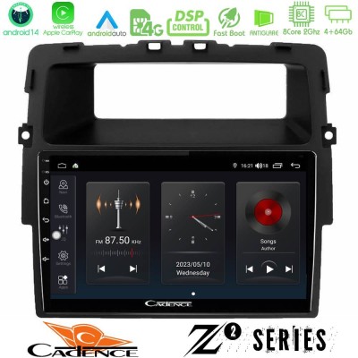 Cadence Z2 Series 8Core Android14 4+64GB  Renault/Nissan/Opel Navigation Multimedia Tablet 10