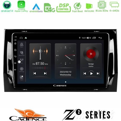 Cadence Z2 Series 8Core Android14 4+64GB  Skoda Kodiaq 2017-> Navigation Multimedia Tablet 10
