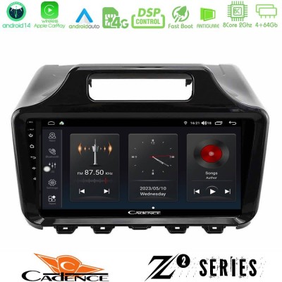 Cadence Z2 Series 8Core Android14 4+64GB  Toyota iQ 2008 – 2015 Navigation Multimedia Tablet 9