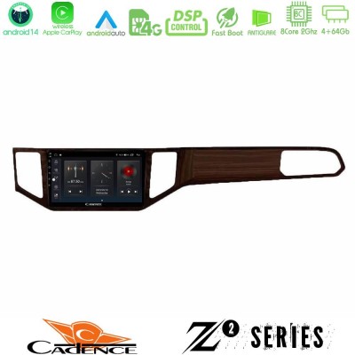 Cadence Z2 Series 8Core Android14 4+64GB  VW Sportsvan 2014-2020 Navigation Multimedia Tablet 9