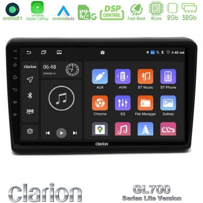 Clarion GL700 Lite Series 8Core Android11 2+32GB Citroen C5 2008-2019 Navigation Multimedia Tablet 10