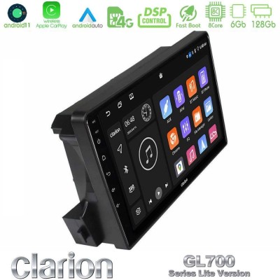 Clarion GL700 Lite Series 8Core Android11 6+128GB Ssangyong Actyon/Kyron 2005-2014 Navigation Multimedia Tablet 9