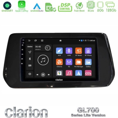 Clarion GL700 Lite Series 8Core Android11 6+128GB Suzuki Swift 2024-> Navigation Multimedia Tablet 9