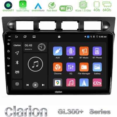 Clarion GL300+ Series 4Core Android11 4+64GB  Kia Picanto 2004-2007 Navigation Multimedia Tablet 9