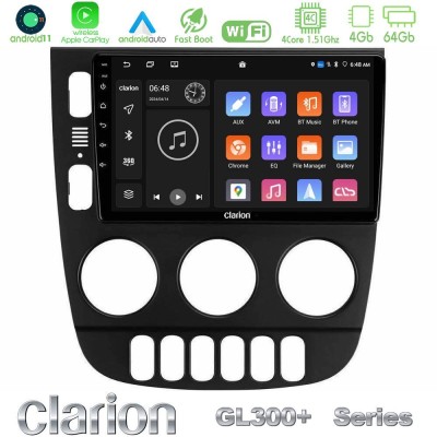 Clarion GL300+ Series 4Core Android11 4+64GB  Mercedes ML Class 1998-2005 Navigation Multimedia Tablet 9