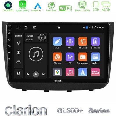 Clarion GL300+ Series 4Core Android11 4+64GB  Mercedes Vito/Viano 2003-2006 Navigation Multimedia Tablet 10