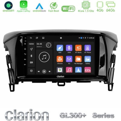 Clarion GL300+ Series 4Core Android11 4+64GB  Mitsubishi Eclipse Cross Navigation Multimedia Tablet 9