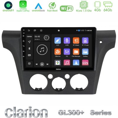 Clarion GL300+ Series 4Core Android11 4+64GB Mitsubishi Outlander 2002 – 2007 Navigation Multimedia Tablet 10
