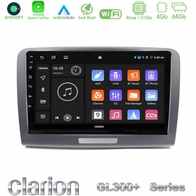 Clarion GL300+ Series 4Core Android11 4+64GB  Skoda Superb 2008-2015 Navigation Multimedia Tablet 9