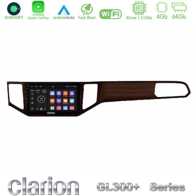 Clarion GL300+ Series 4Core Android11 4+64GB  VW Sportsvan 2014-2020 Navigation Multimedia Tablet 9