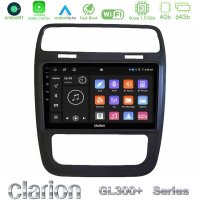 Clarion GL300+ Series 4Core Android11 4+64GB VW Scirocco 2014 – 2017 Navigation Multimedia Tablet 9