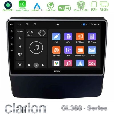 Clarion GL300 Series 4Core Android11 2+32GB Subaru Forester/Impreza 2018-2021 Navigation Multimedia Tablet 9