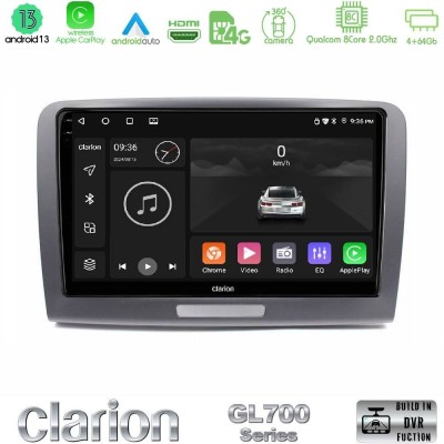 Clarion GL700 Series 8Core Android13 4+64GB Skoda Superb 2008-2015 Navigation Multimedia Tablet 9