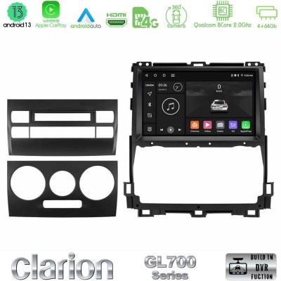 Clarion GL700 Series 8Core Android13 4+64GB Toyota Land Cruiser J120 2002-2009 Navigation Multimedia Tablet 9