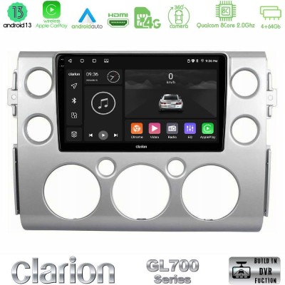 Clarion GL700 Series 8Core Android13 4+64GB Toyota FJ 2007-2014 Navigation Multimedia Tablet 9