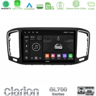 Clarion GL700 Series 8Core Android13 4+64GB VW Sharan 2015-2023 Navigation Multimedia Tablet 9