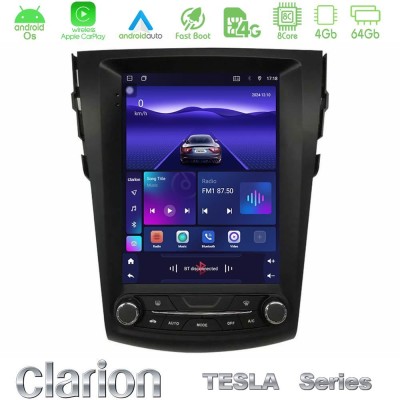 Clarion GL300 Tesla Series Android OS 8Core 4+64GB Toyota RAV4 2006-2012 Navigation Multimedia Tablet 9.7