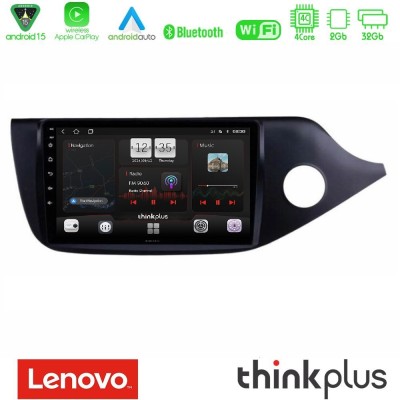 Lenovo Thinkplus Series 4Core Android15 2+32GB Kia Cee’d/ProCeed 2013-2017 RHD Navigation Multimedia Tablet 9