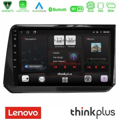 Lenovo Thinkplus Series 4Core Android15 2+32GB Nissan Note 2021-2026 RHD Navigation Multimedia Tablet 10
