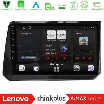 Lenovo Thinkplus A2MAX Series 8Core Android15 4+64GB Nissan Note 2021-2026 RHD Navigation Multimedia Tablet 10