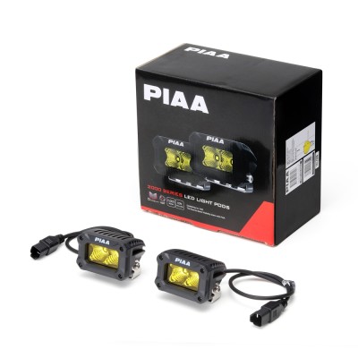 piaa DKCL200 2000 Series Pod lamp kit 9W / 1200lm per lamp 2500KFlood Beam