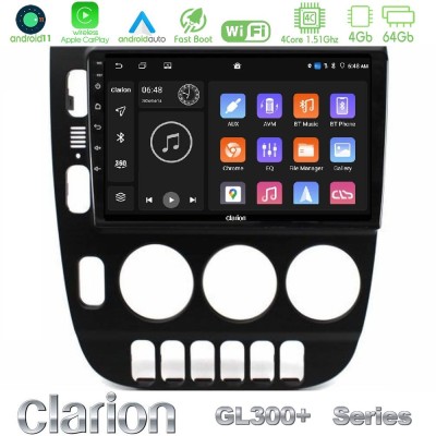 Clarion GL300+ Series 4Core Android11 4+64GB Mercedes ML Class (W163) 1998-2005 Navigation Multimedia Tablet 9