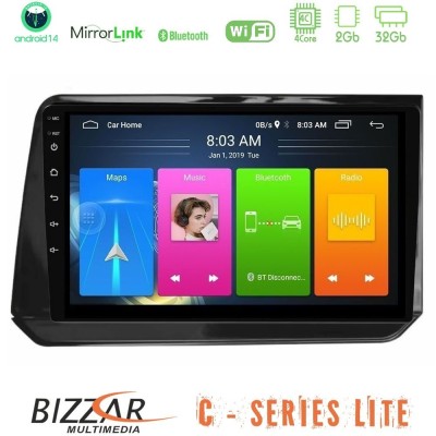 Bizzar C Series Lite 4Core Android14 2+32GB Nissan Note 2021-2026 RHD Navigation Multimedia Tablet 10