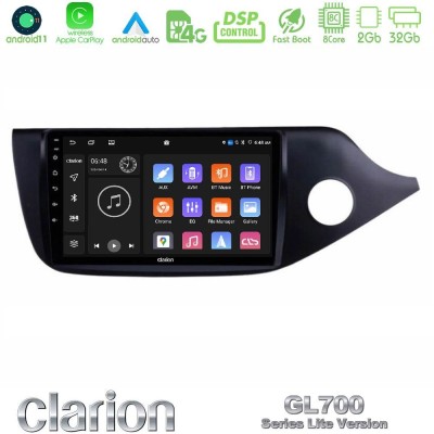 Clarion GL700 Lite Series 8Core Android11 2+32GB Kia Cee’d/ProCeed 2013-2017 RHD Navigation Multimedia Tablet 9