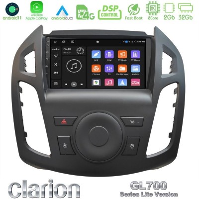 Clarion GL700 Lite Series 8Core Android11 2+32GB Ford Transit Connect Navigation Multimedia Tablet 9