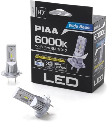 piaa LEH265 Headlight LED conversion bulb 6000K /12W per bulb 3000lm from 2 bulbsFor H7 Halogen sockets