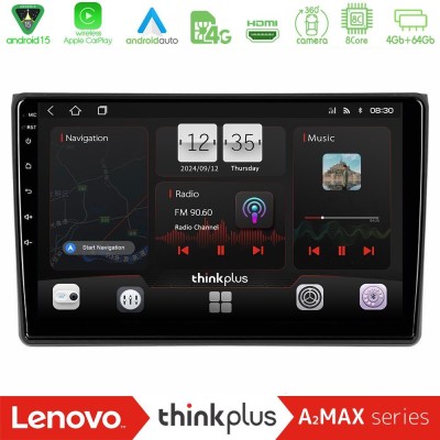 Lenovo Thinkplus A2MAX Series 8Core Android15 4+64GB  Audi A4 B7 Navigation Multimedia Tablet 9
