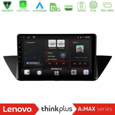 Lenovo Thinkplus A2MAX Series 8Core Android15 4+64GB  BMW Χ1 E84 Navigation Multimedia Tablet 10