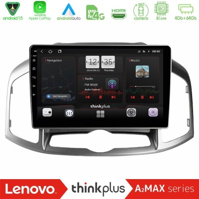 Lenovo Thinkplus A2MAX Series 8Core Android15 4+64GB  Chevrolet Captiva 2012-2016 Navigation Multimedia Tablet 9