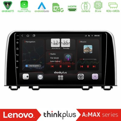 Lenovo Thinkplus A2MAX Series 8Core Android15 4+64GB  Honda CR-V 2019-> Navigation Multimedia Tablet 10