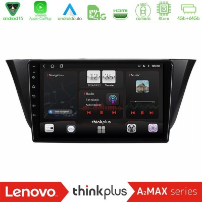 Lenovo Thinkplus A2MAX Series 8Core Android15 4+64GB Iveco Daily 2014-2025 Navigation Multimedia Tablet 9