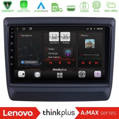 Lenovo Thinkplus A2MAX Series 8Core Android15 4+64GB  Isuzu D-MAX 2020-2023 Navigation Multimedia Tablet 9