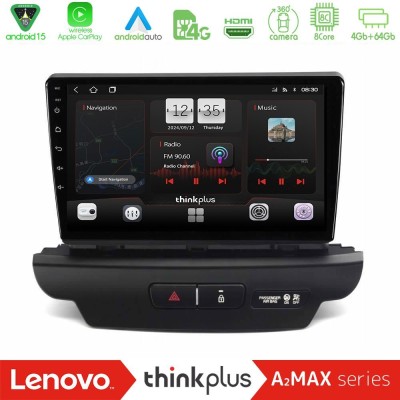 Lenovo Thinkplus A2MAX Series 8Core Android15 4+64GB  Kia Ceed 2018-2023 Navigation Multimedia Tablet 9