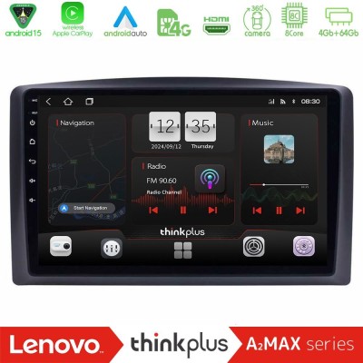 Lenovo Thinkplus A2MAX Series 8Core Android15 4+64GB  Mercedes Vito 2015-2021 Navigation Multimedia Tablet 10