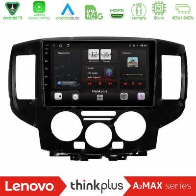Lenovo Thinkplus A2MAX Series 8Core Android15 4+64GB  Nissan NV200 Navigation Multimedia Tablet 9