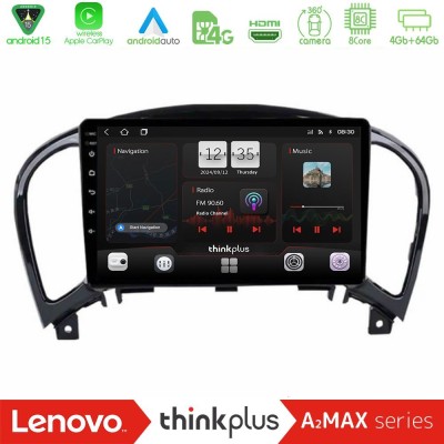 Lenovo Thinkplus A2MAX Series 8Core Android15 4+64GB  Nissan Juke Navigation Multimedia Tablet 9